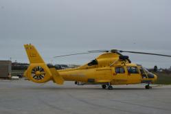 Un hélico NHV prêt pour une mission de sauvetage en mer...