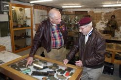 Visite de vétérans américains au Musée d’Ennal (Grand-Halleux - Vielsalm)